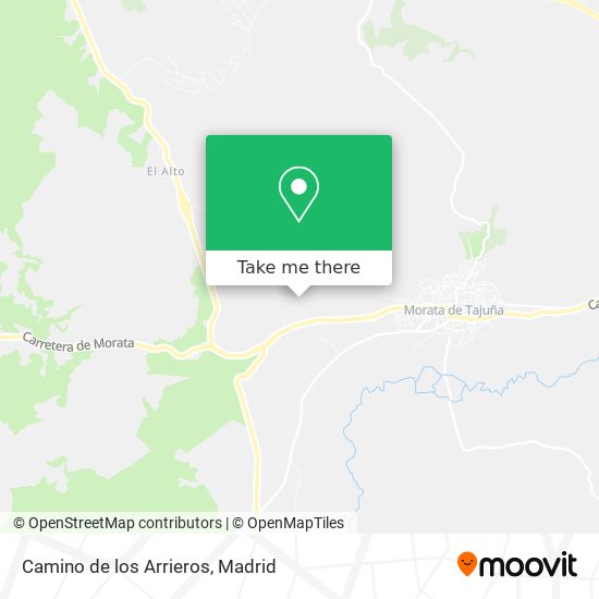 Camino de los Arrieros map