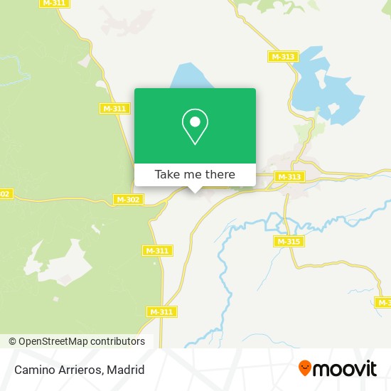 Camino Arrieros map