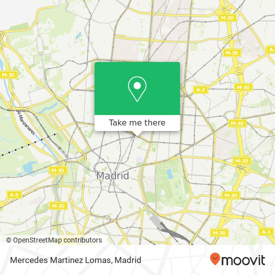 Mercedes Martinez Lomas map