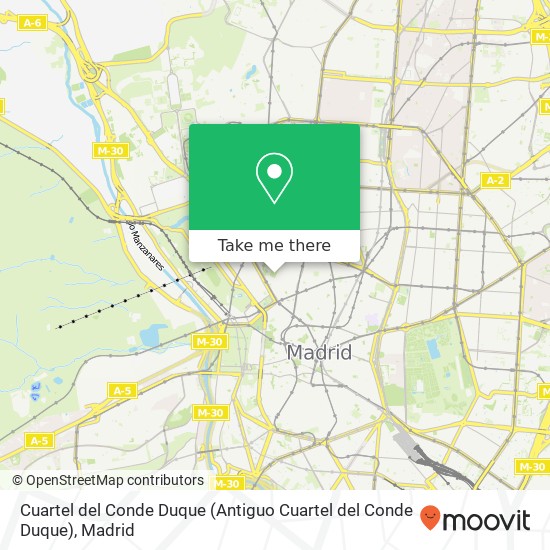 Cuartel del Conde Duque map