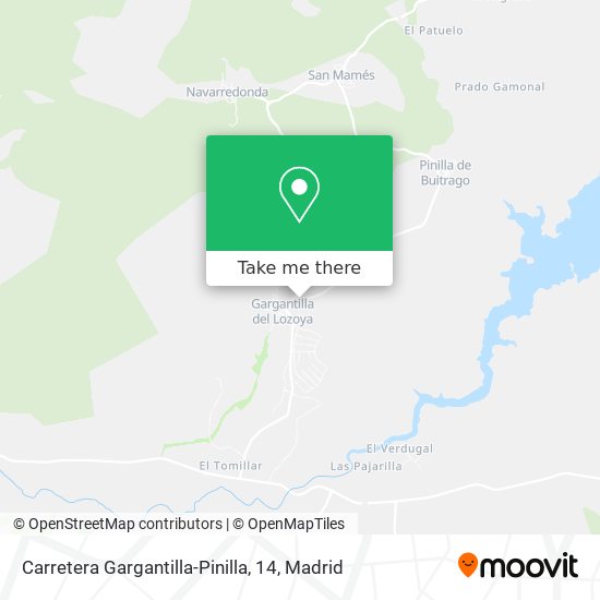 mapa Carretera Gargantilla-Pinilla, 14