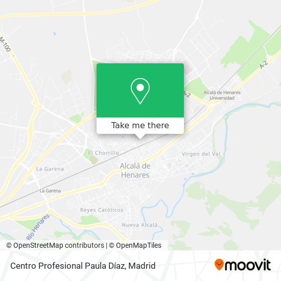 Centro Profesional Paula Díaz map