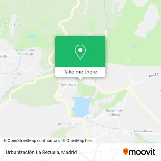 Urbanización La Rezuela map
