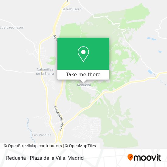 Redueña - Plaza de la Villa map