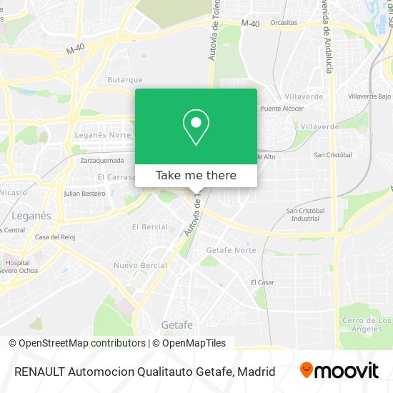 RENAULT Automocion Qualitauto Getafe map