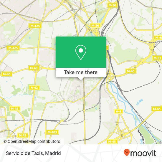 Servicio de Taxis map