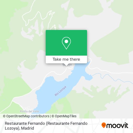 Restaurante Fernando (Restaurante Fernando Lozoya) map