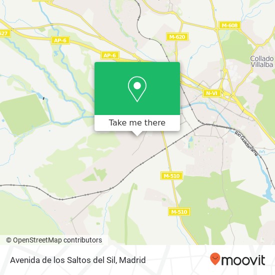 mapa Avenida de los Saltos del Sil