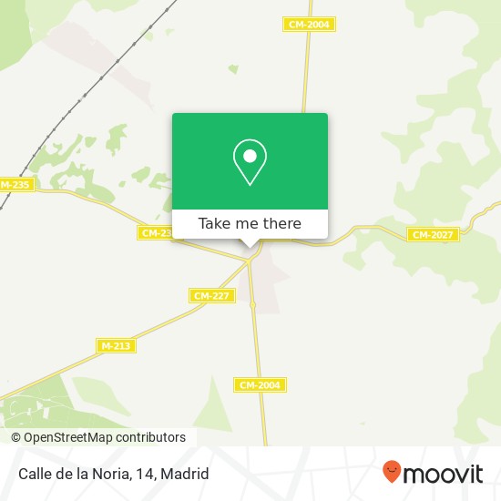 mapa Calle de la Noria, 14