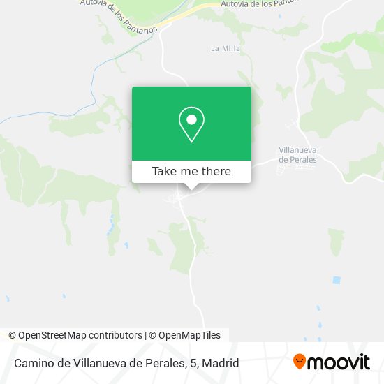 Camino de Villanueva de Perales, 5 map