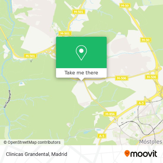 Clinicas Grandental map