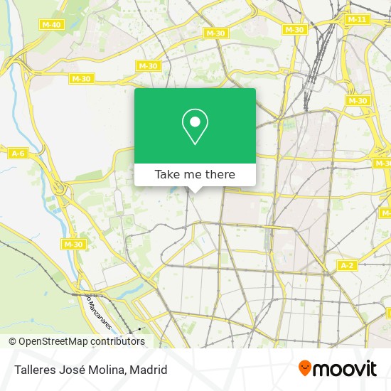 Talleres José Molina map