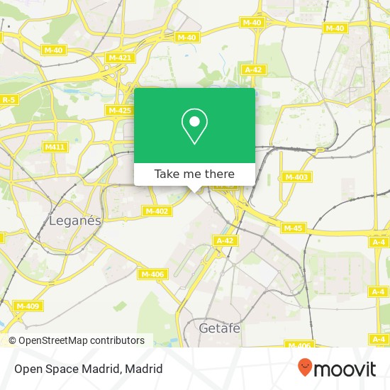 Open Space Madrid map