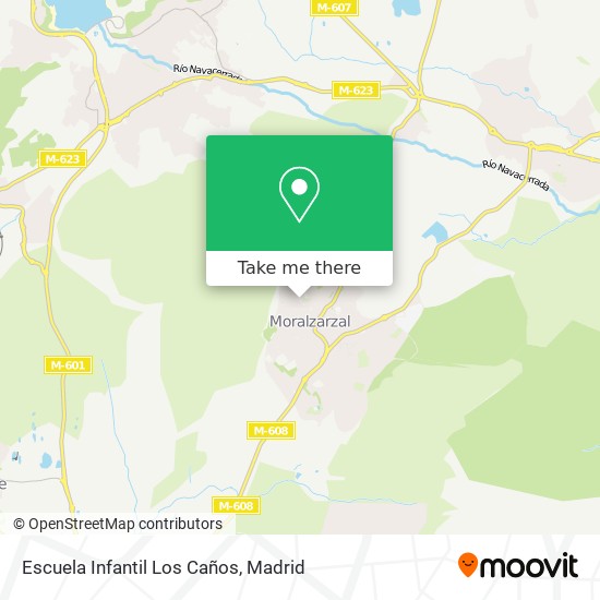 mapa Escuela Infantil Los Caños