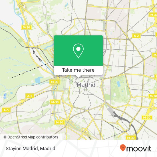 mapa Stayinn Madrid