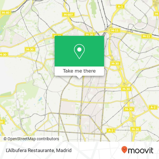 L'Albufera Restaurante map