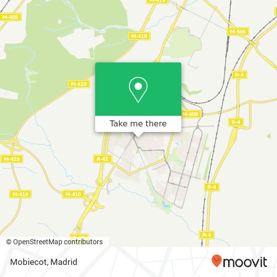 mapa Mobiecot