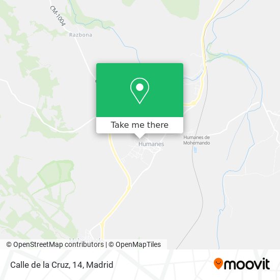mapa Calle de la Cruz, 14