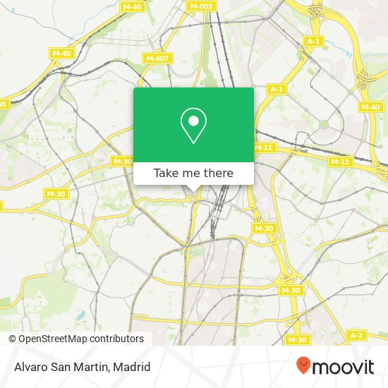 Alvaro San Martin map