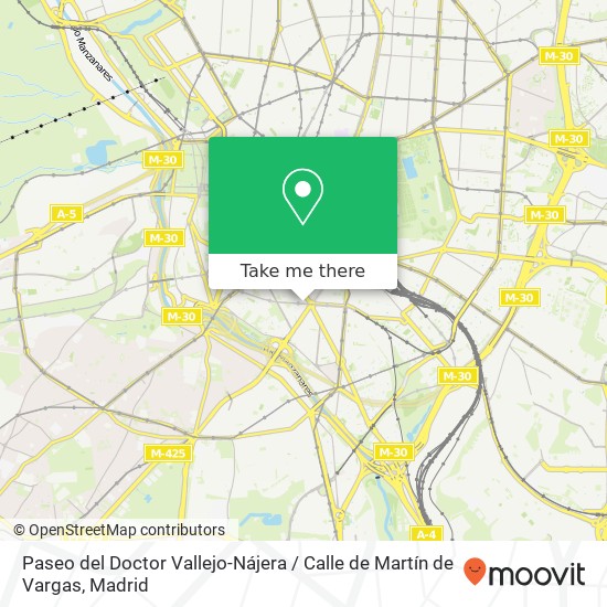 Paseo del Doctor Vallejo-Nájera / Calle de Martín de Vargas map
