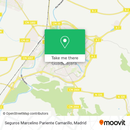 Seguros Marcelino Pariente Camarillo map