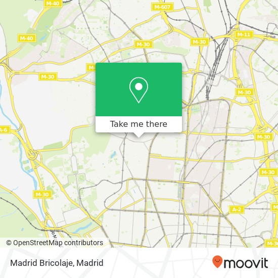 Madrid Bricolaje map