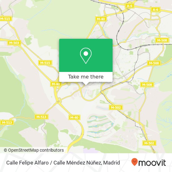 Calle Felipe Alfaro / Calle Méndez Núñez map