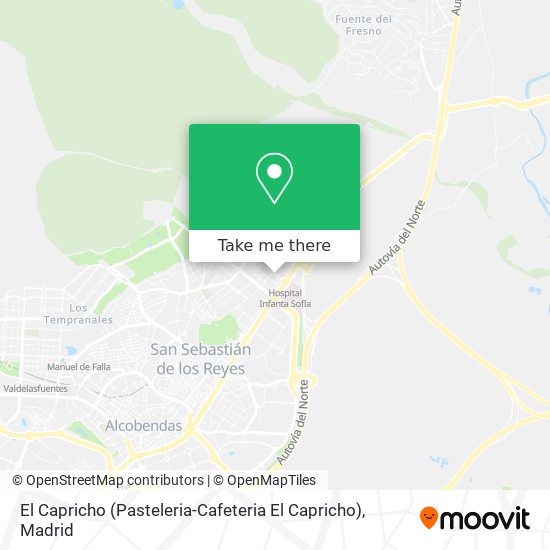 El Capricho (Pasteleria-Cafeteria El Capricho) map