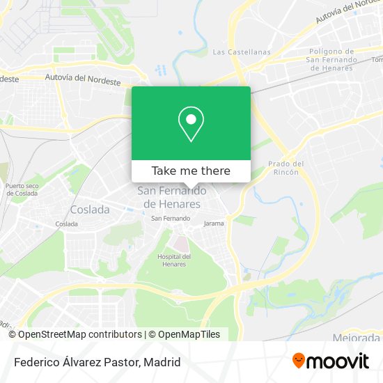 Federico Álvarez Pastor map