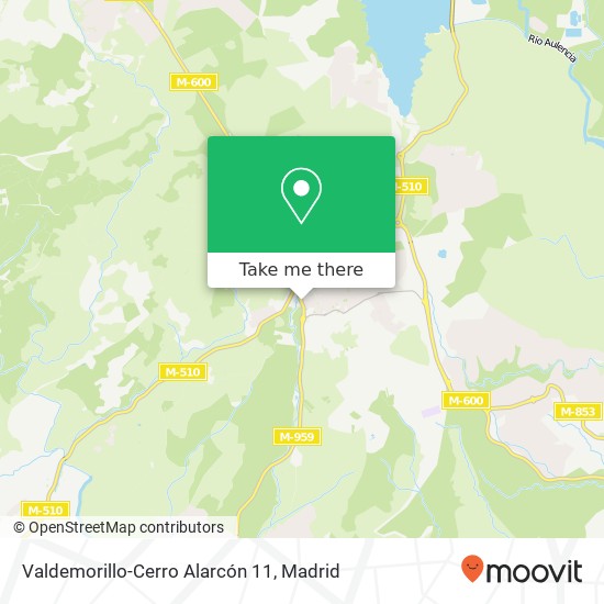 Valdemorillo-Cerro Alarcón 11 map