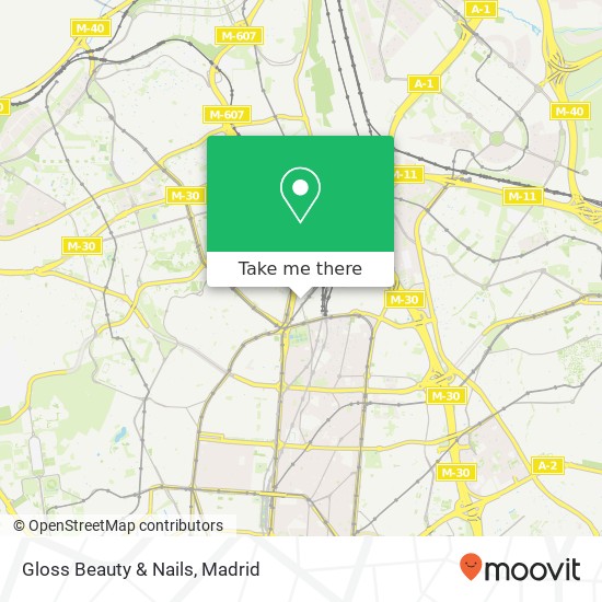 Gloss Beauty & Nails map