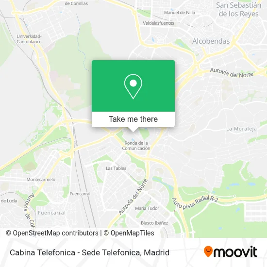 Cabina Telefonica - Sede Telefonica map