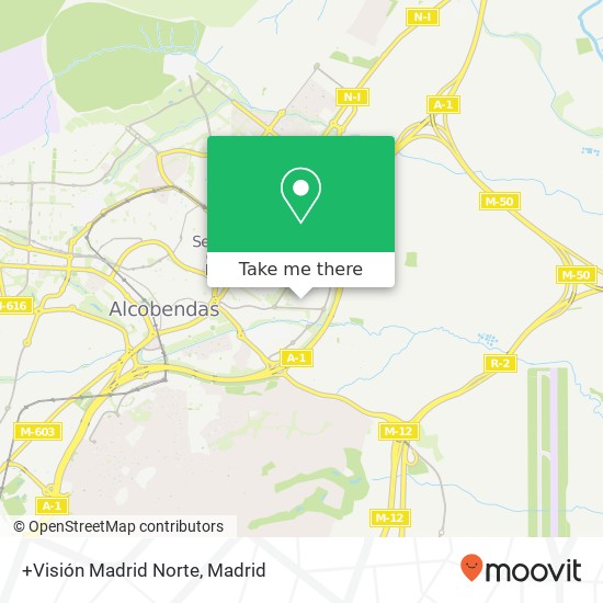 +Visión Madrid Norte map