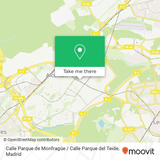Calle Parque de Monfragüe / Calle Parque del Teide map