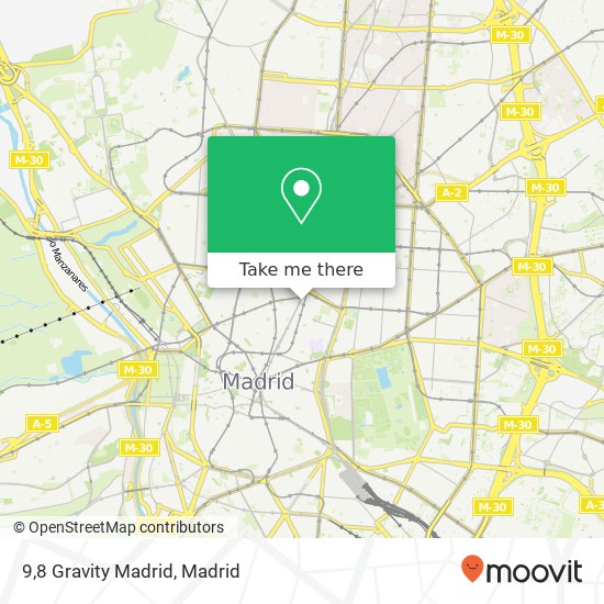 9,8 Gravity Madrid map