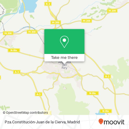 mapa Pza.Constitución-Juan de la Cierva