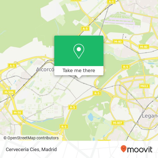 Cerveceria Cies map