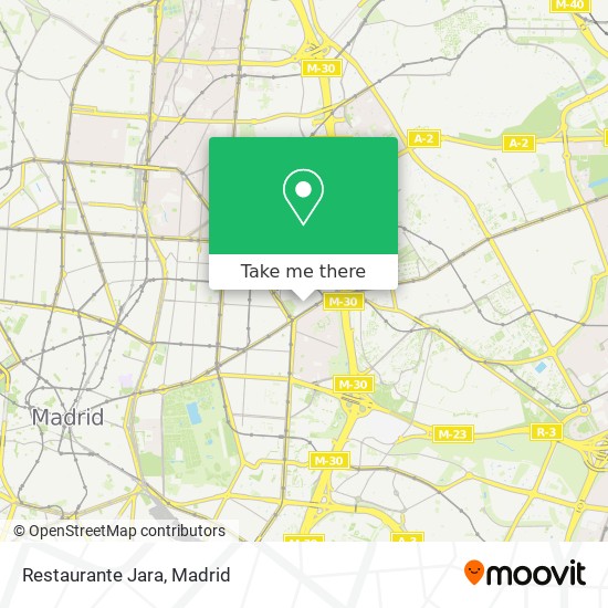 mapa Restaurante Jara