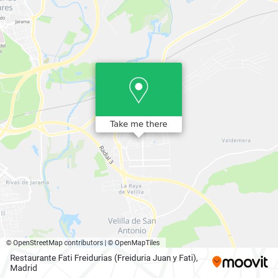 mapa Restaurante Fati Freidurias (Freiduria Juan y Fati)