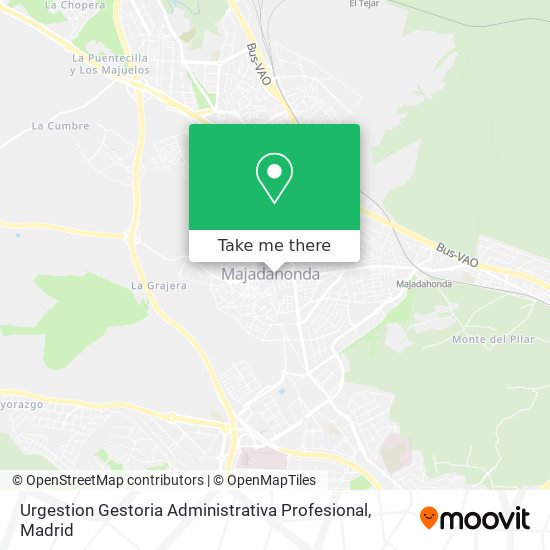 mapa Urgestion Gestoria Administrativa Profesional