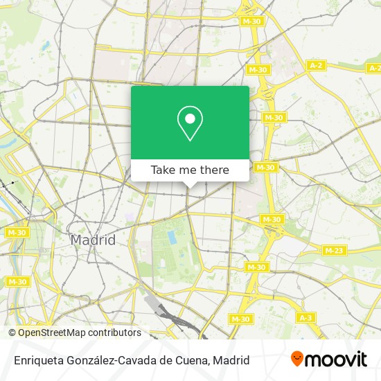 mapa Enriqueta González-Cavada de Cuena