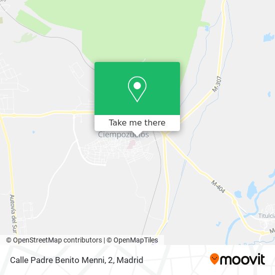 Calle Padre Benito Menni, 2 map