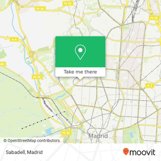 Sabadell map