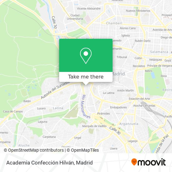 Academia Confección Hilván map