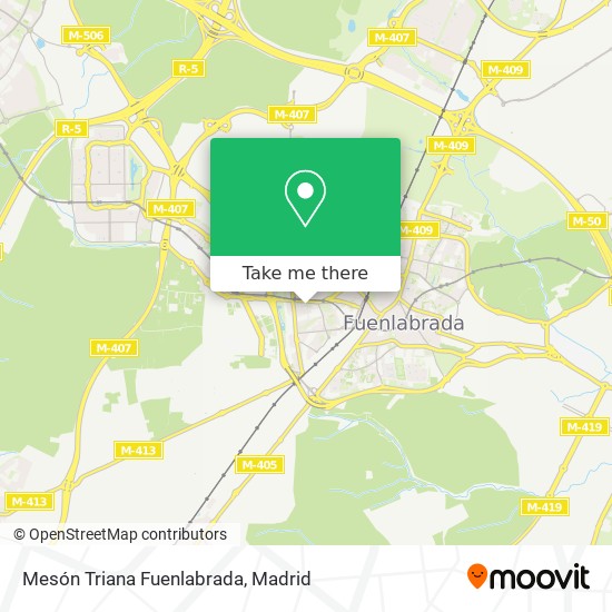 Mesón Triana Fuenlabrada map