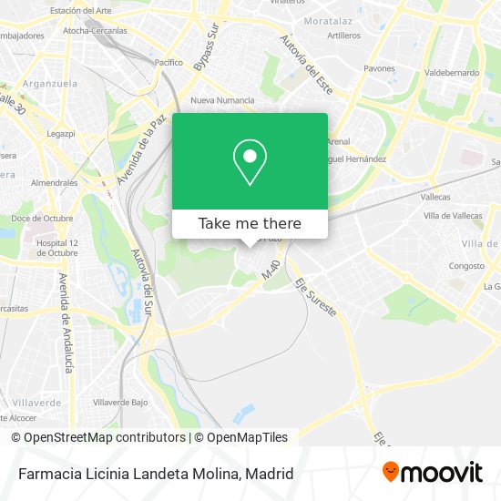 Farmacia Licinia Landeta Molina map
