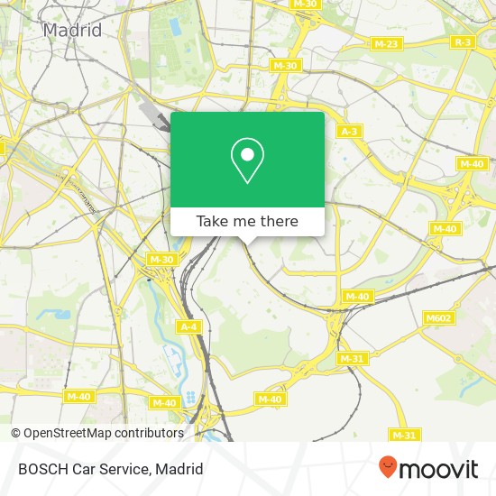 BOSCH Car Service map