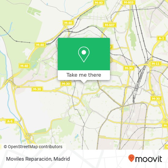 mapa Moviles Reparación