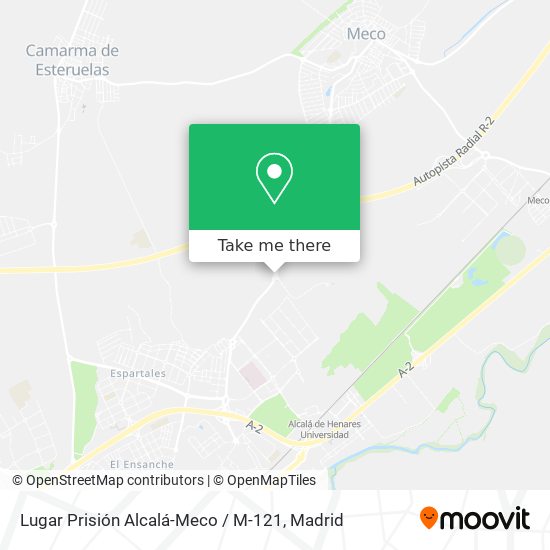 Lugar Prisión Alcalá-Meco / M-121 map