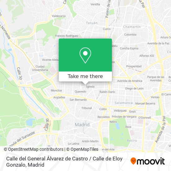 Calle del General Álvarez de Castro / Calle de Eloy Gonzalo map